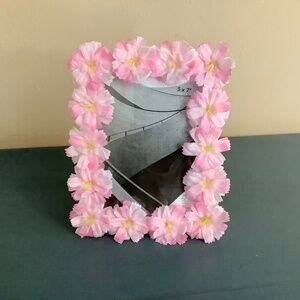 5” x 7” pink cherry blossom picture frame